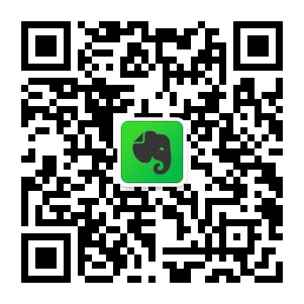 印象笔记公众号二维码