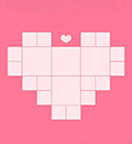 拼心形照片墙ico