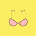 时尚透气无痕文胸ico