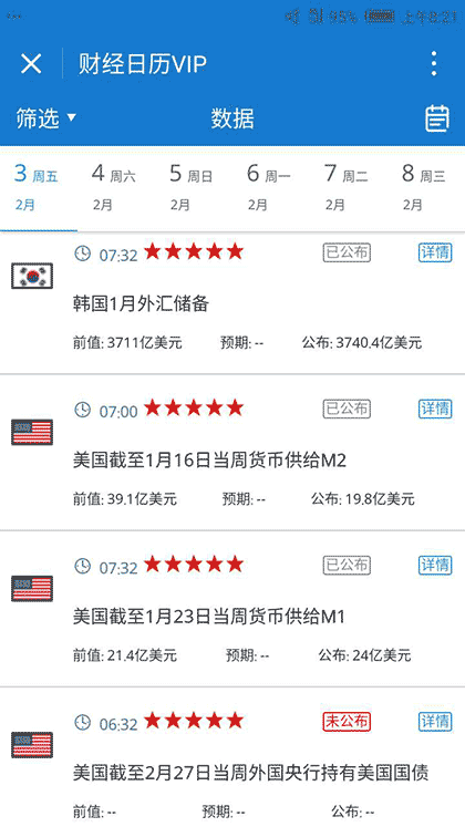财经日历VIP截图2