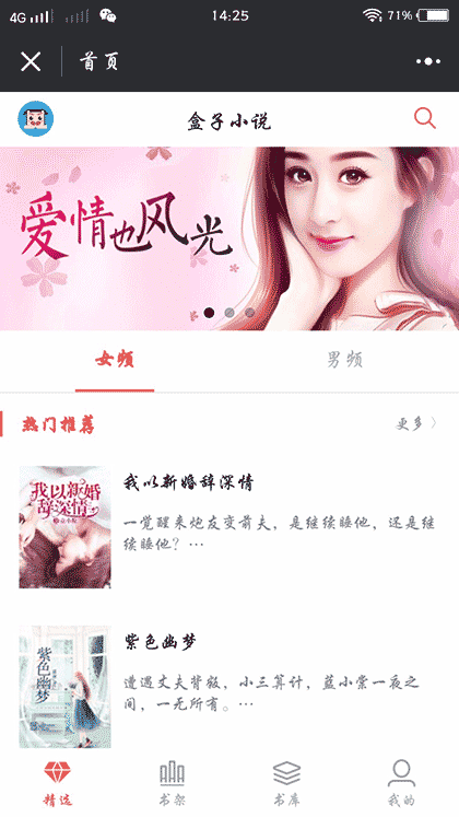 盒子小说阅读截图1