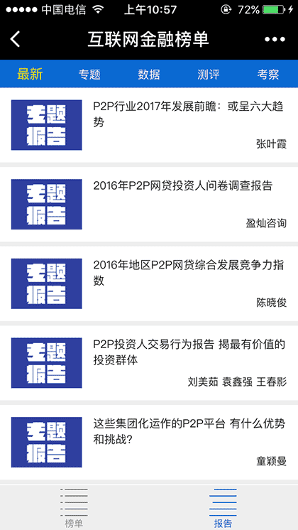 联网金融榜单截图1