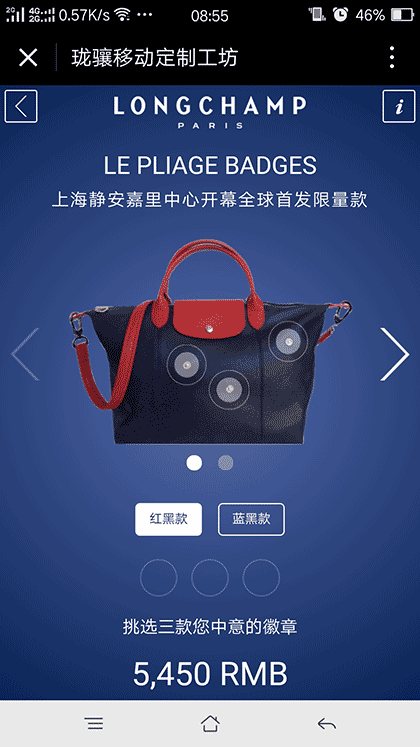 Longchamp个性定制工坊截图2