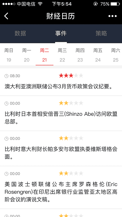 全民财经日历截图2