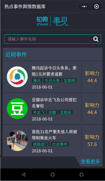 热点事件舆情数据库截图1