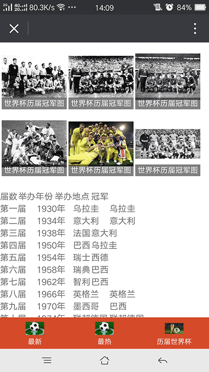 世界杯足球时事截图3