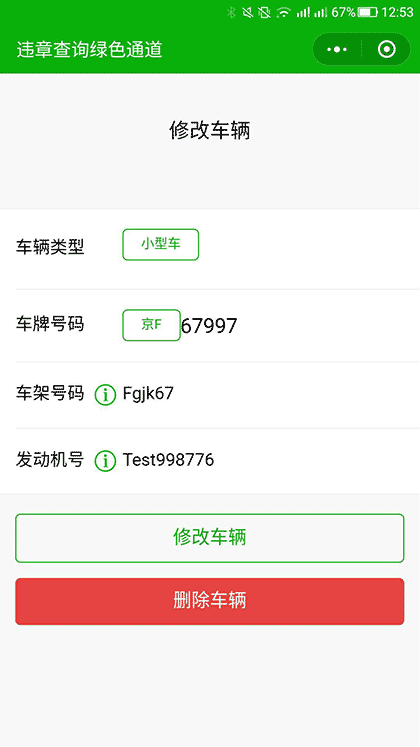 违章查询绿色通道截图1
