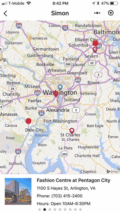 西盟购物中心和奥特莱斯购物指南截图1