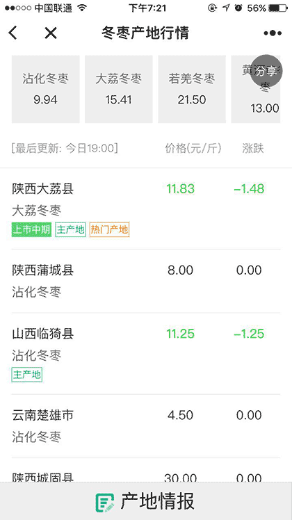 一亩田行情截图3