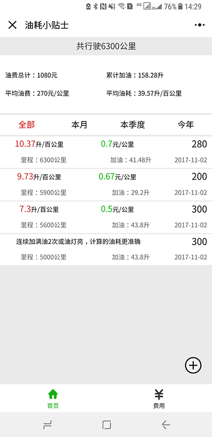 油耗小贴士截图1