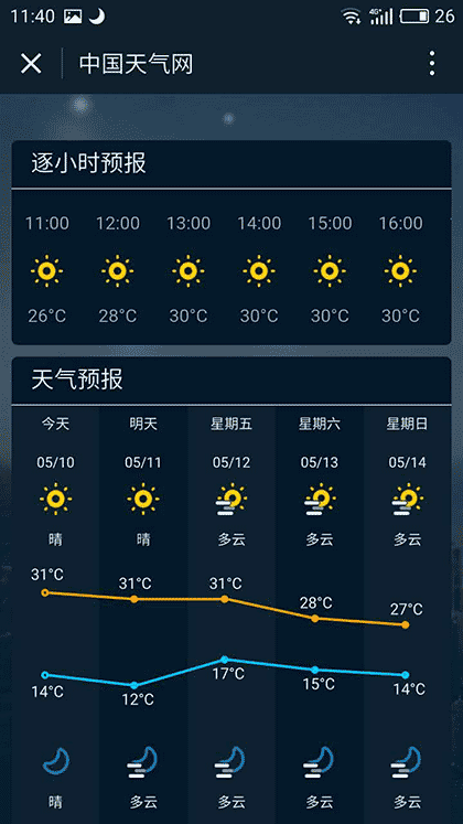中国天气网e版截图1