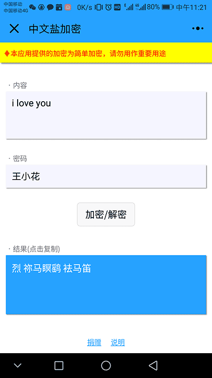 中文盐加密截图1